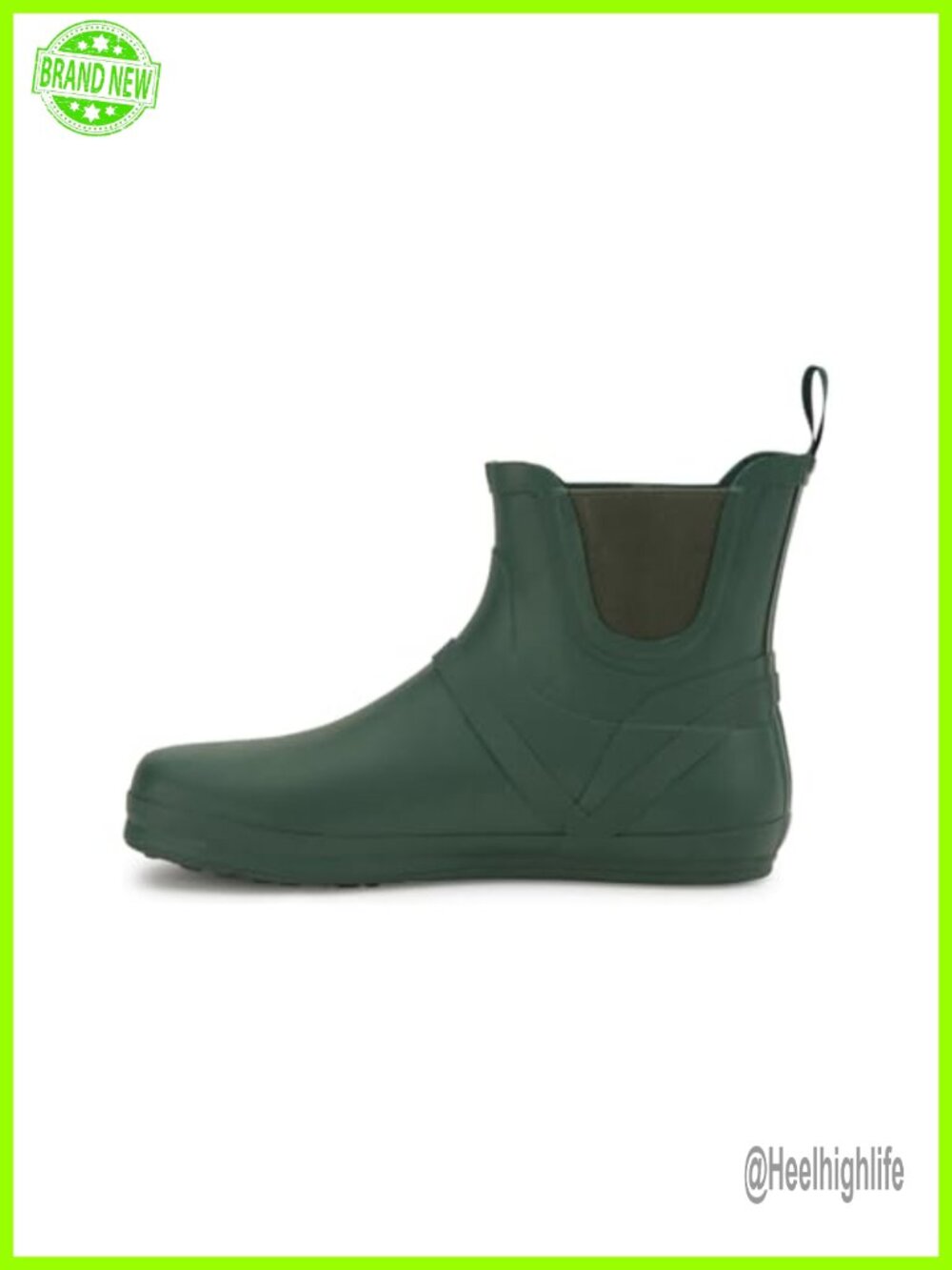 Women's Barefoot Rain Boot Wide Toe Box Zero Drop Slip Resistant Rubber